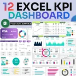 Pantau Bisnis Lebih Mudah! 12 Template Excel KPI Dashboard yang Sepenuhnya Bisa Diedit!
